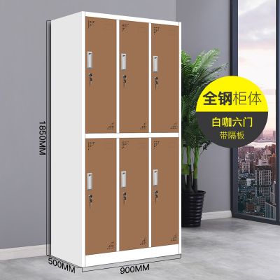 XW-六门更衣柜-白咖