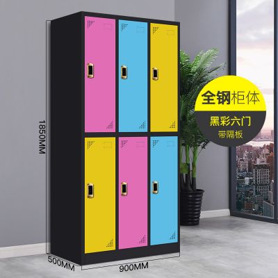 XW-六门更衣柜-黑彩