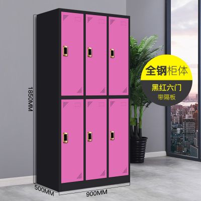 XW-六门更衣柜-黑红