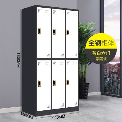 XW-六门更衣柜-黑白